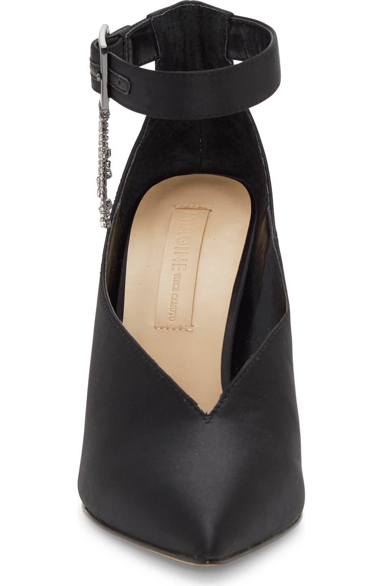 Imagine by Vince Camuto Greer Crystal Chain Pointed Toe Pump, Alternate, color,