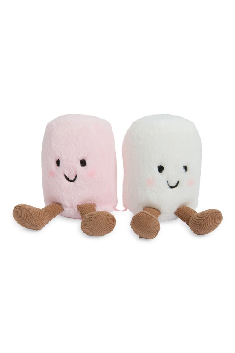  Amuseables Marshmallow ぬいぐるみ Amuseables Set of 2 Marshmallow Plushies | Nordstrom