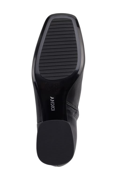 Dkny Caleena Block Heel Bootie In Black