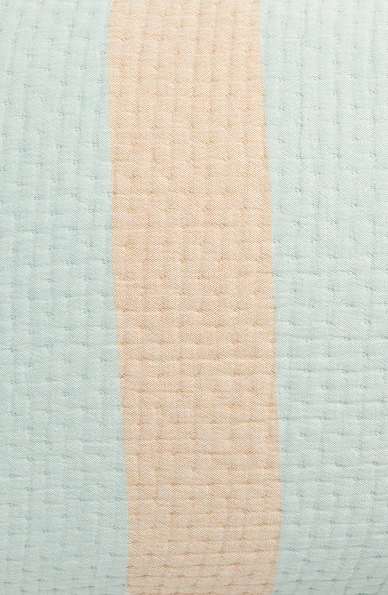 Dusen Dusen Set of 2 Cool Stripe Cotton Matelassé Shams, Alternate, color, 