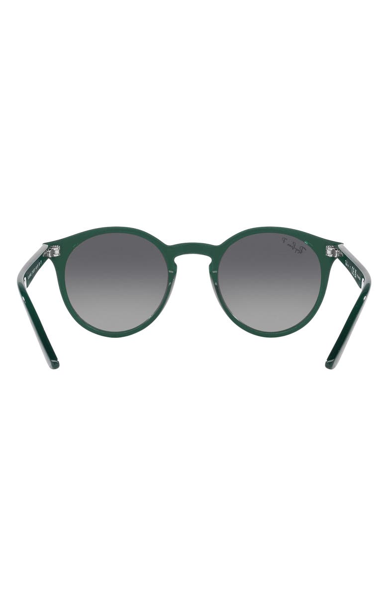 Ray-Ban Junior 44mm Round Sunglasses, Alternate, color, Opal Green
