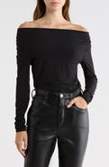 Madden Girl Drape Neck Long Sleeve Knit Top