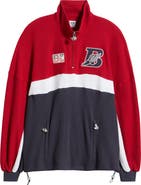 BOYS LIE Off Duty A1 Alex Waffle Knit Half Zip Sweatshirt