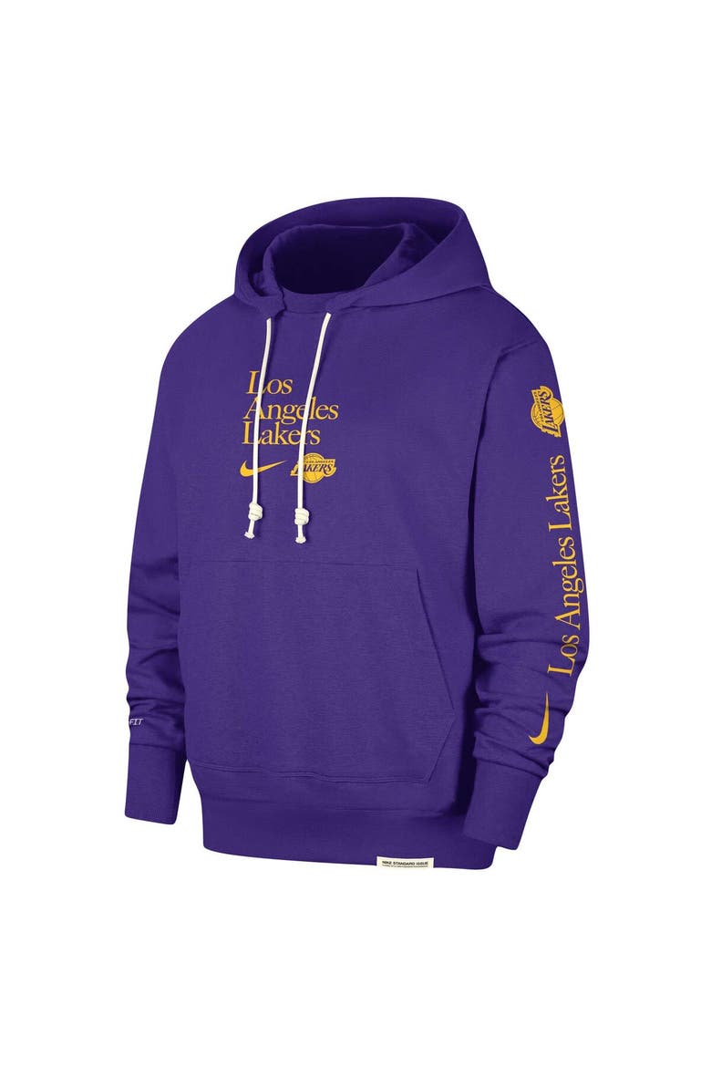 Men's Nike Purple Los Angeles Lakers Authentic Performance Pullover Hoodie, Alternate, color, Purple