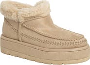 SHUSHOP Ulla Faux Fur Lined Platform Bootie