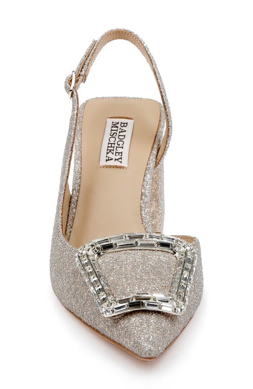Badgley Mischka Collection Adaline Slingback Pointed Toe Pump