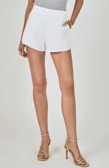 Textured High Waist Shorts