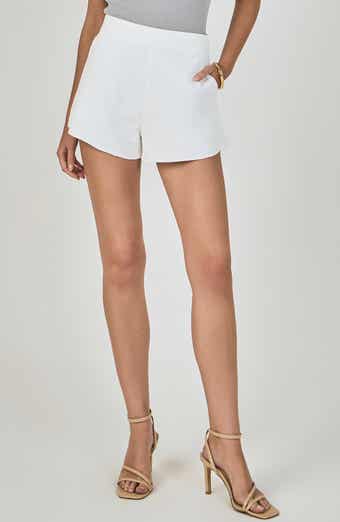 Textured High Waist Shorts