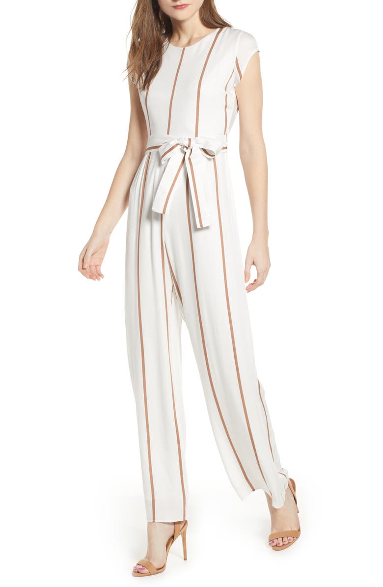 4SI3NNA Stripe Jumpsuit, Main, color, 