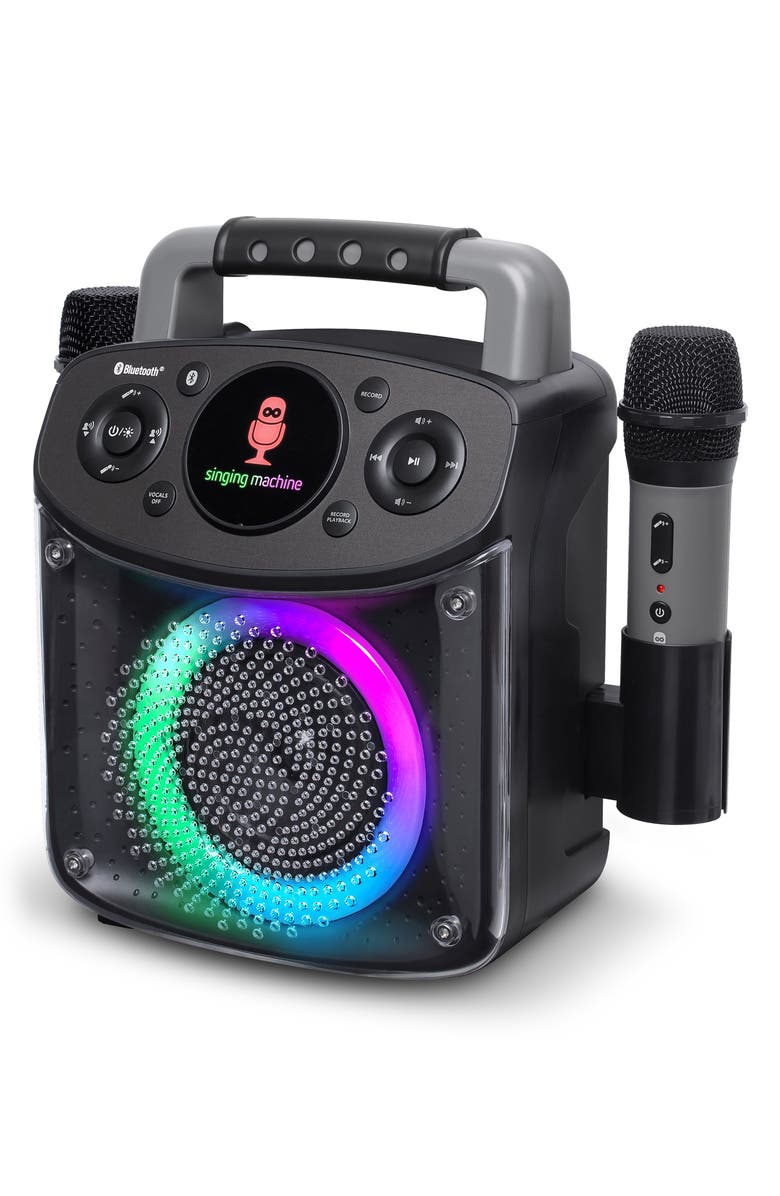 Singing Machine Mini Sparkle Bluetooth Karaoke Machine, Alternate, color,