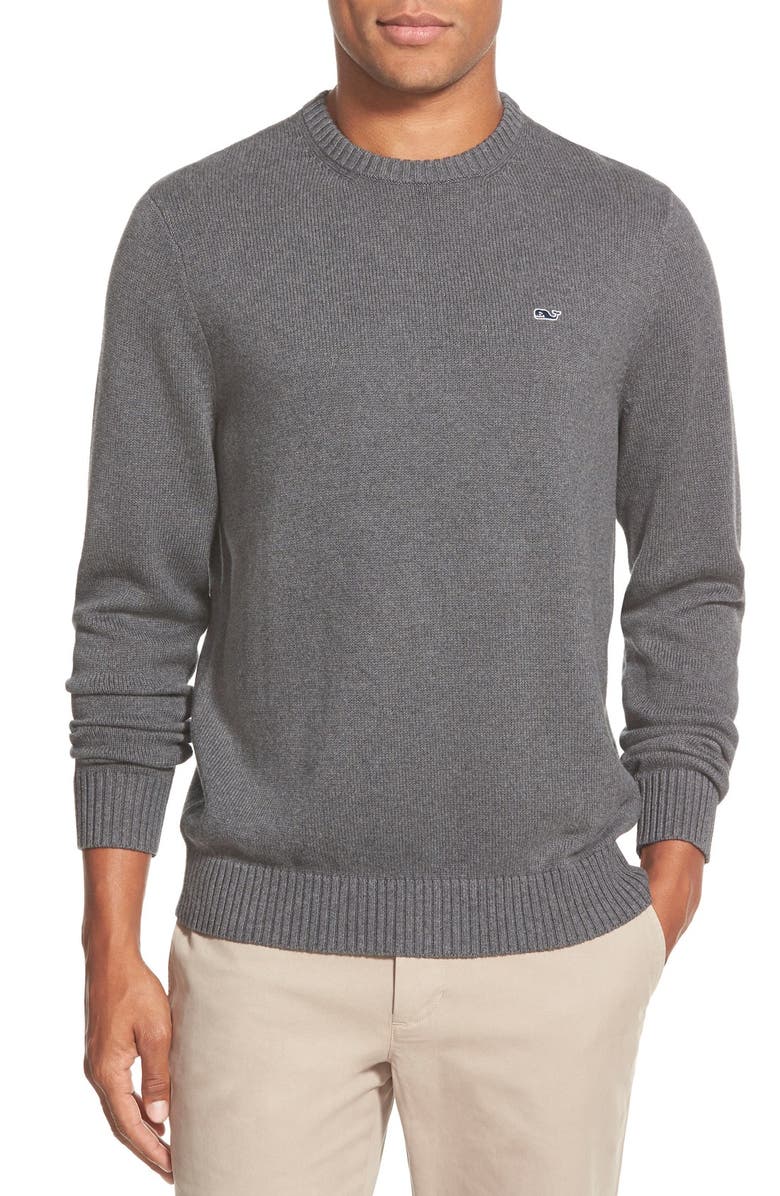 vineyard vines 'Whale' Classic Fit Cotton Crewneck Sweater, Main, color,