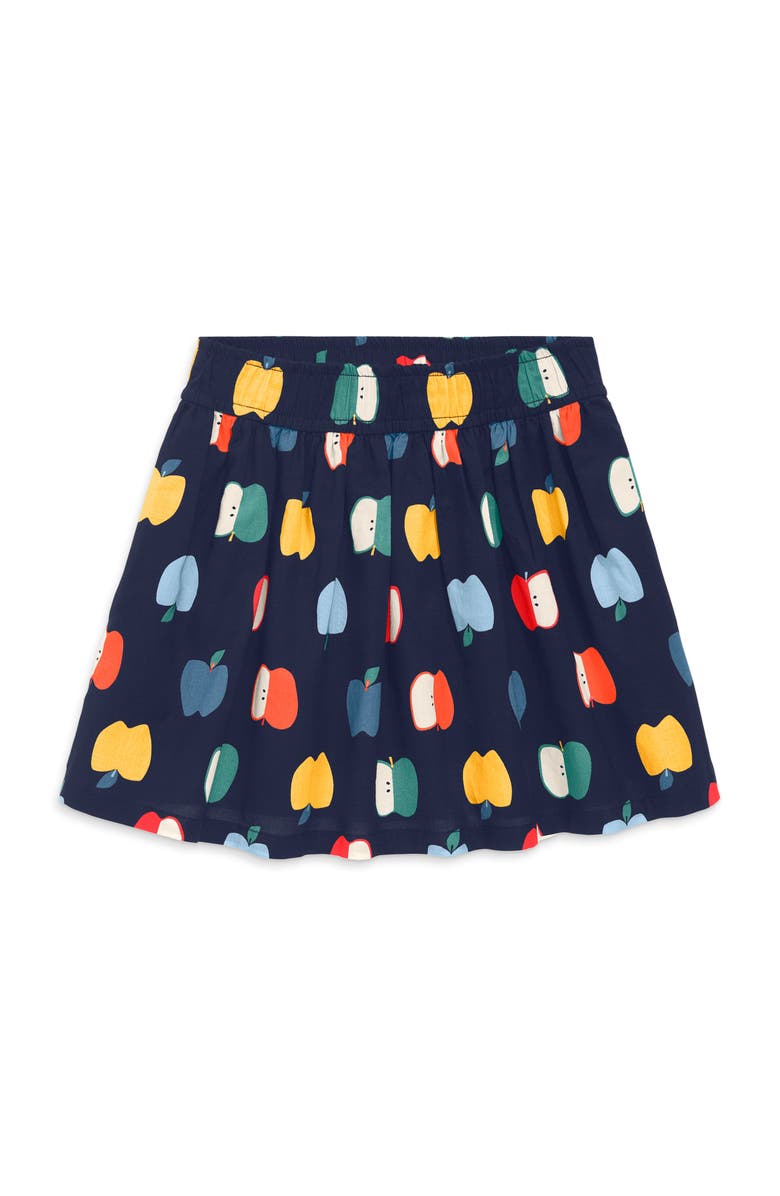 Primary Kids Pull-On Pocket Skirt In Rainbow Apples, Main, color,