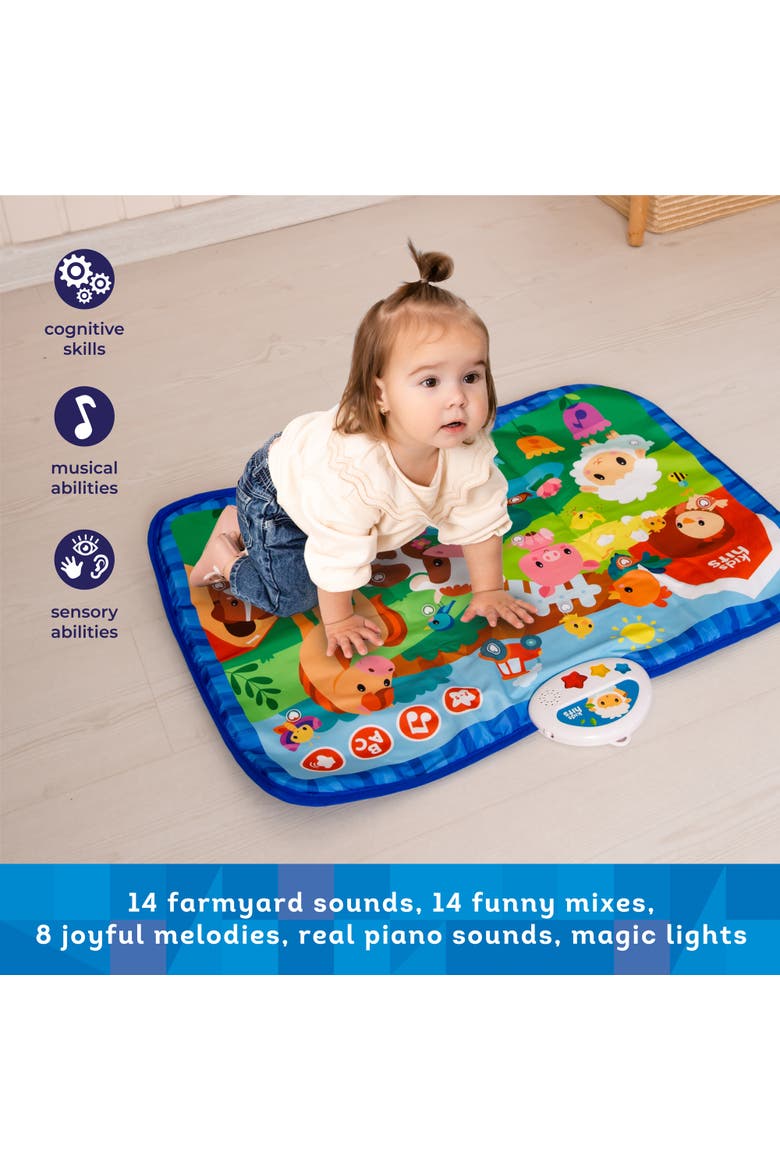 Musical Activity Floor Pad, Alternate, color, Multicolored