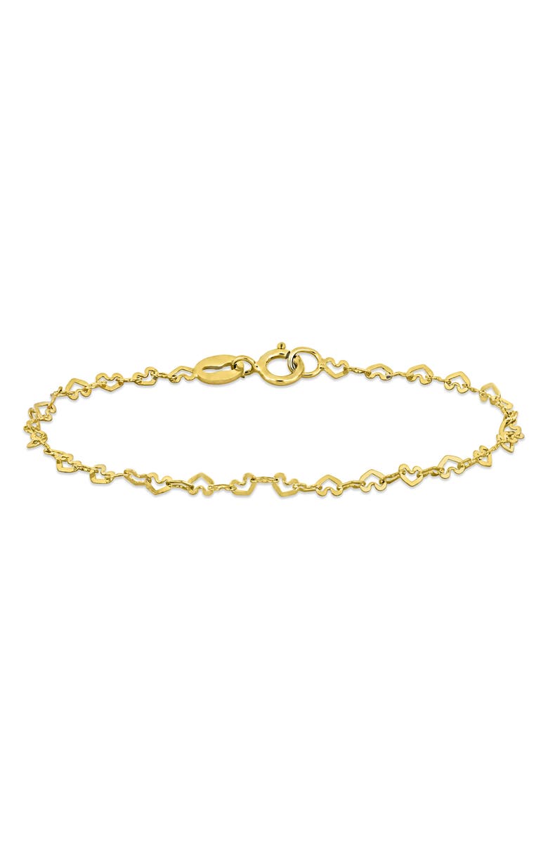 DELMAR Heart Link Bracelet, Main, color,