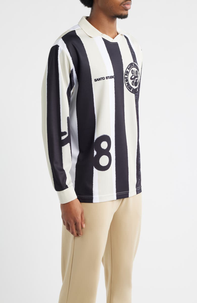 SANTO STUDIO Team Long Sleeve Club Jersey, Alternate, color, Black