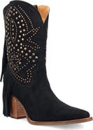 Dingo Star Power Fringe & Stud Western Boot
