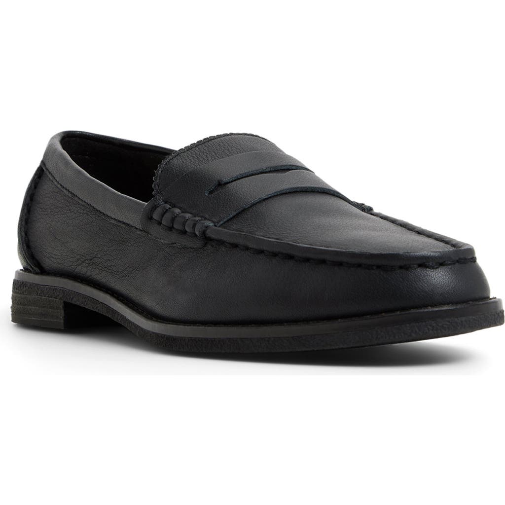 Sperry Seaport Penny Loafer In Black