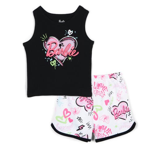 Ribbed Sleeveless Top and French Terry Dolphin Shorts Outfit