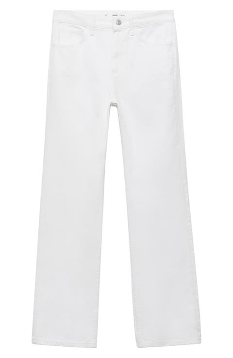 N°21 Women Straight Pants B0713617 1101 White Z Supply Women's Lucy Airy Pant | $119.00 | Saint Bernard