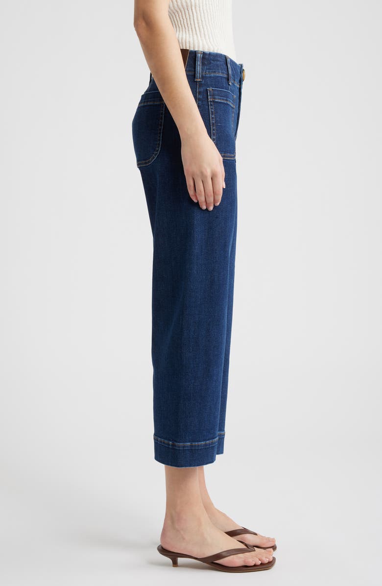 CITY BLUES Soho Patch Pocket Straight Leg Jeans, Alternate, color, Dark Indigo