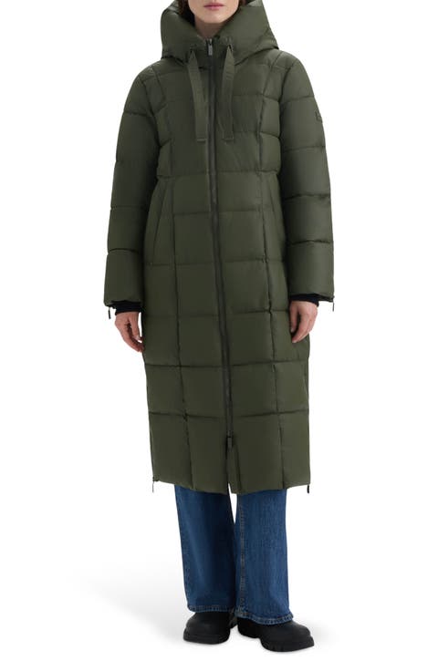 Ireland Water Repellent Faux Shearling Lined Puffer Jacket