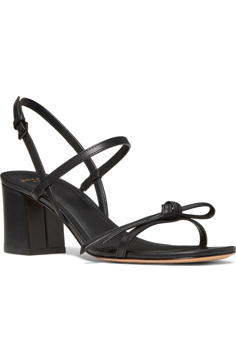 Kate Spade New York loop slingback sandal, Main, color, Black