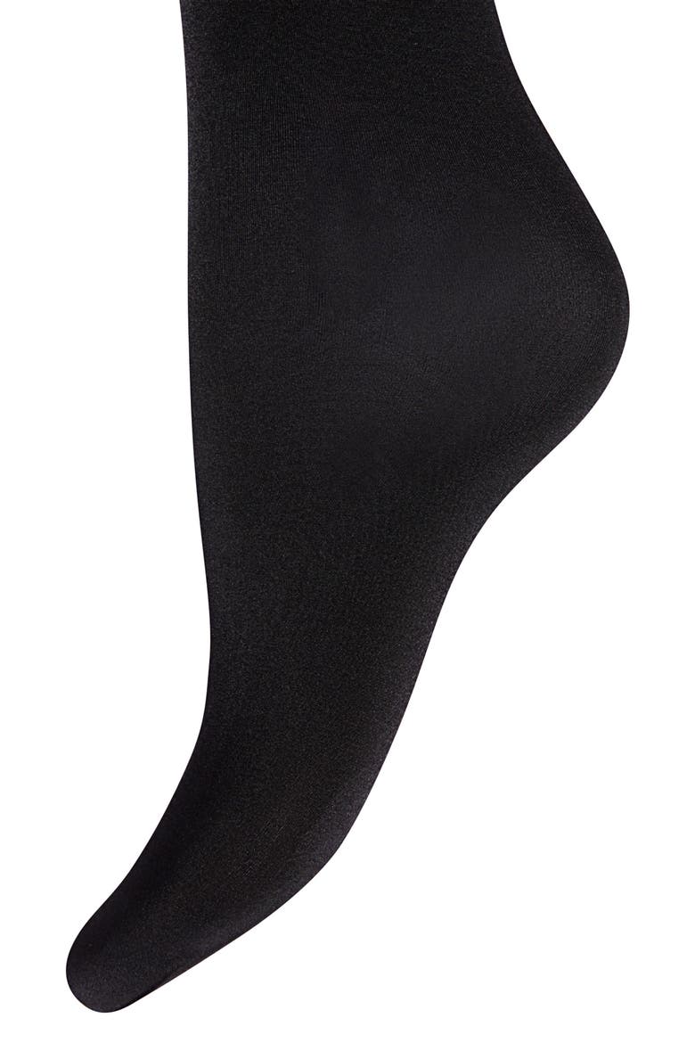 Opaque Tights, Alternate, color, BLACK