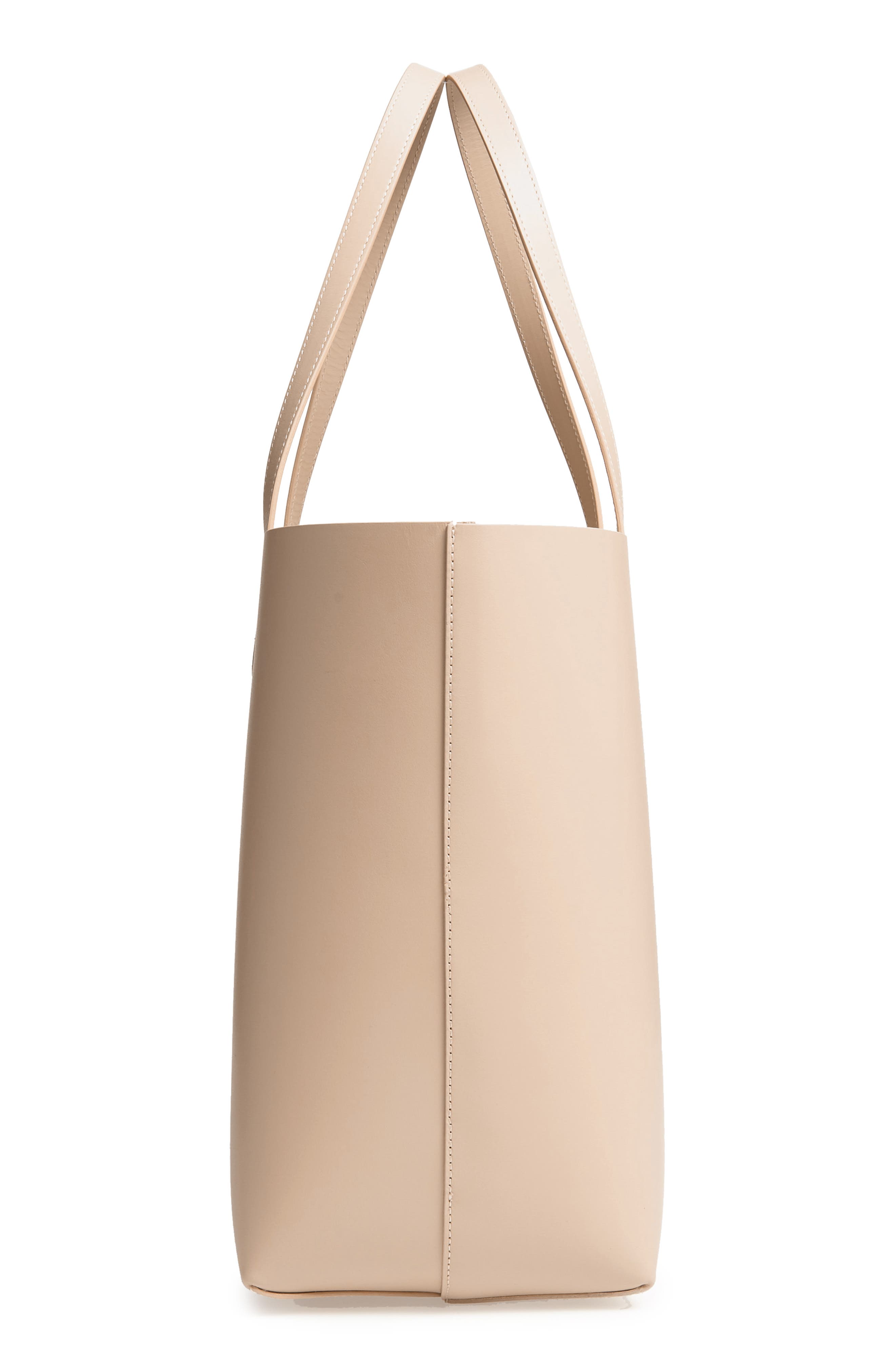 Mansur Gavriel Large Leather Tote, Alternate, color, 