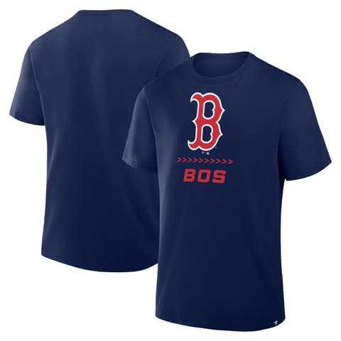 Men's Fanatics Navy Boston Red Sox Clubhouse Legacy Side Swipe T-Shirt