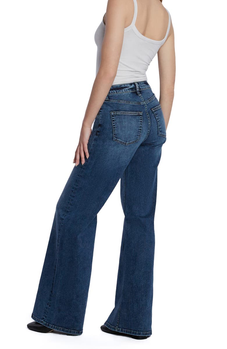 HINT OF BLU Myra Mid Rise Wide Leg Jeans, Alternate, color, Myra Blue