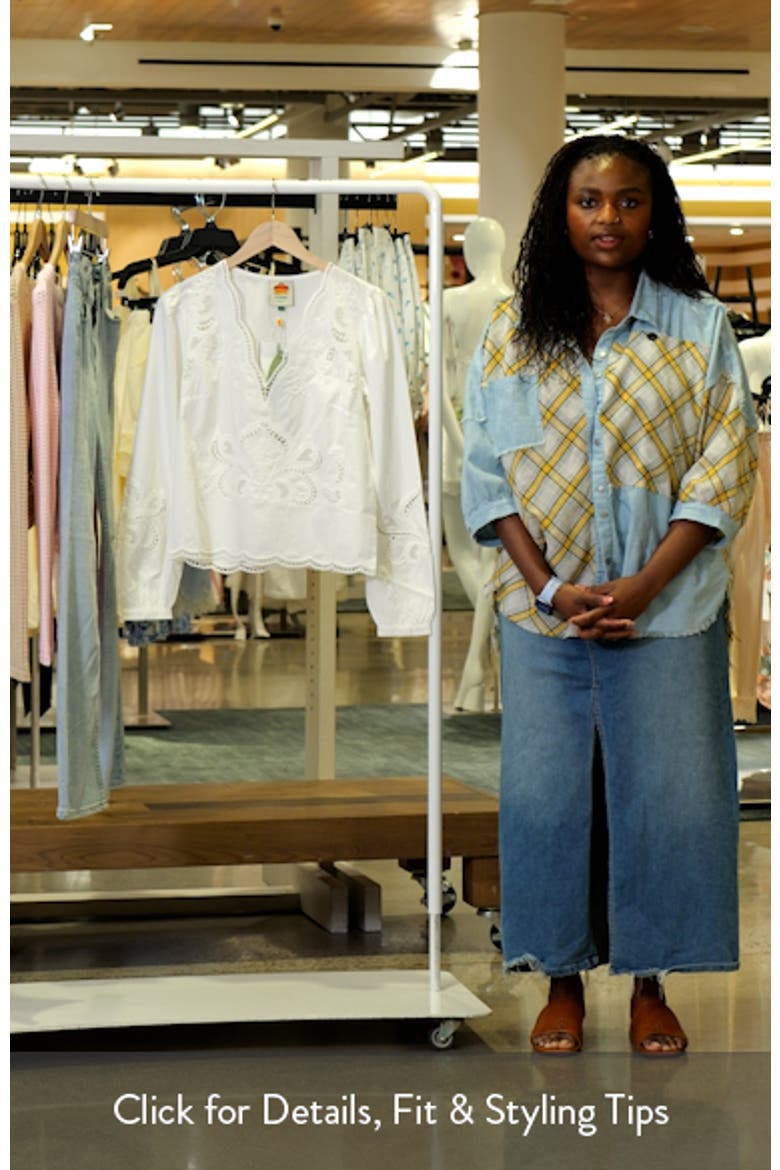 Richelieu Floral Embroidered Top video