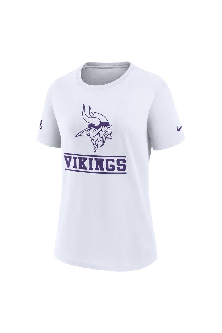 Women's Nike White Minnesota Vikings Sideline Alt Dri-FIT T-Shirt, Alternate, color, White