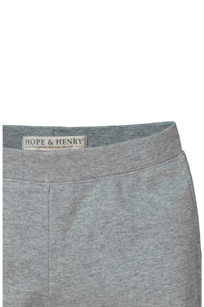 Baby Girls' Button Cuff Ponte Pant, Infant, Alternate, color, Heather Grey Button Cuff