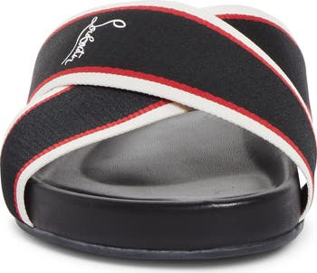 Christian Louboutin Hot Cross Bizz Slide Sandal (Men