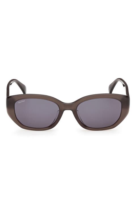 54mm Oval Sunglasses