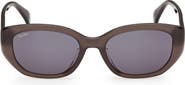 Max Mara 54mm Oval Sunglasses