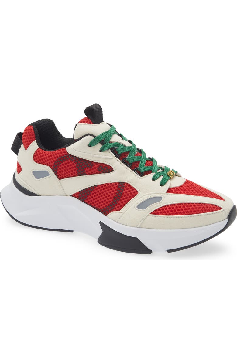 Valentino Garavani Demivee Sneaker, Main, color, Red Multi