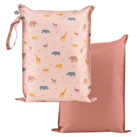 Mess-Proof Waterproof Washable Baby/Toddler Wet Bags - Pattern