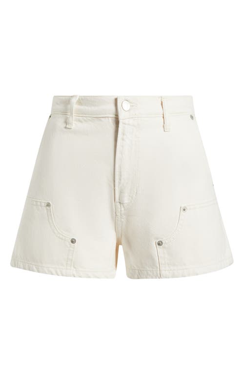 Reformation Blake High Waist Utility Denim Shorts