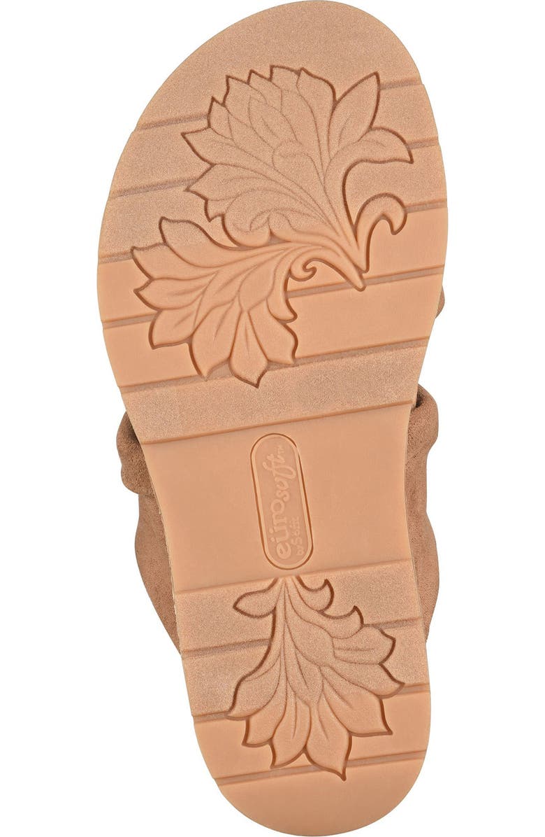 EUROSOFT Gail Slide Sandal, Alternate, color, Luggage