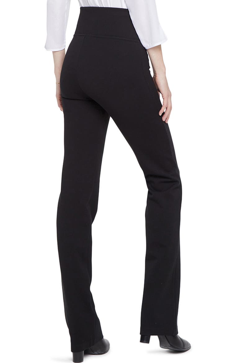 Sculpt-Her™ Pull-On High Waist Straight Leg Pants, Alternate, color, BLACK
