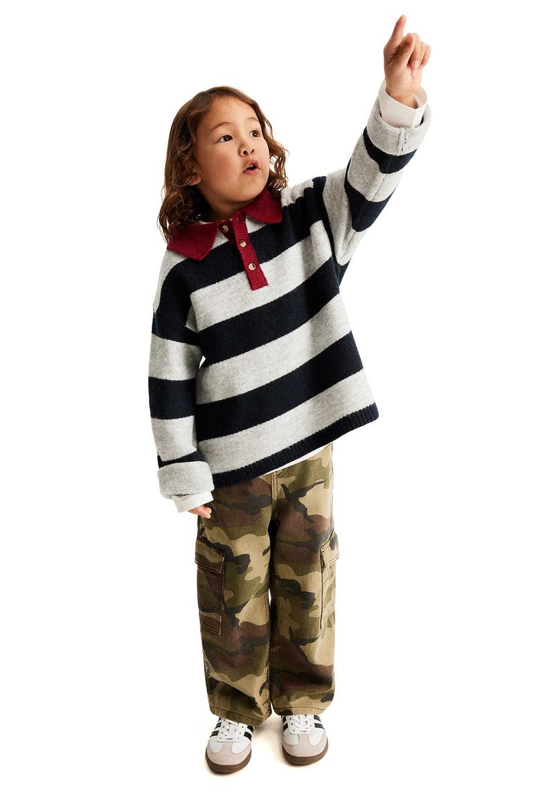 Kid's Super Baggy Jean, Alternate, color, Camo Cargo