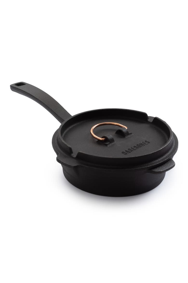 6-Inch All-in-One Cast Iron Skillet, Alternate, color, MATTE BLACK