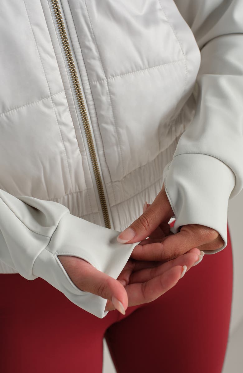 Rhone Chalet Quilted Water Repellent Jacket, Alternate, color, Salt