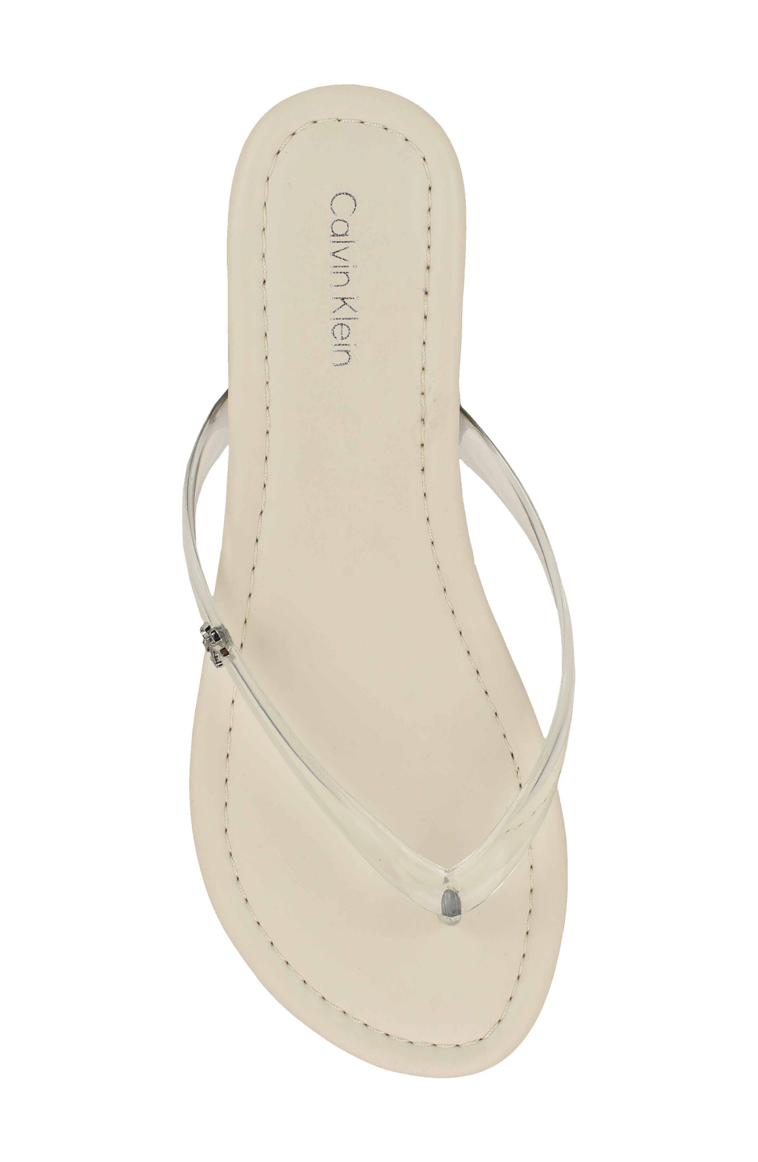 Crude Flip Flop, Alternate, color, CLEAR