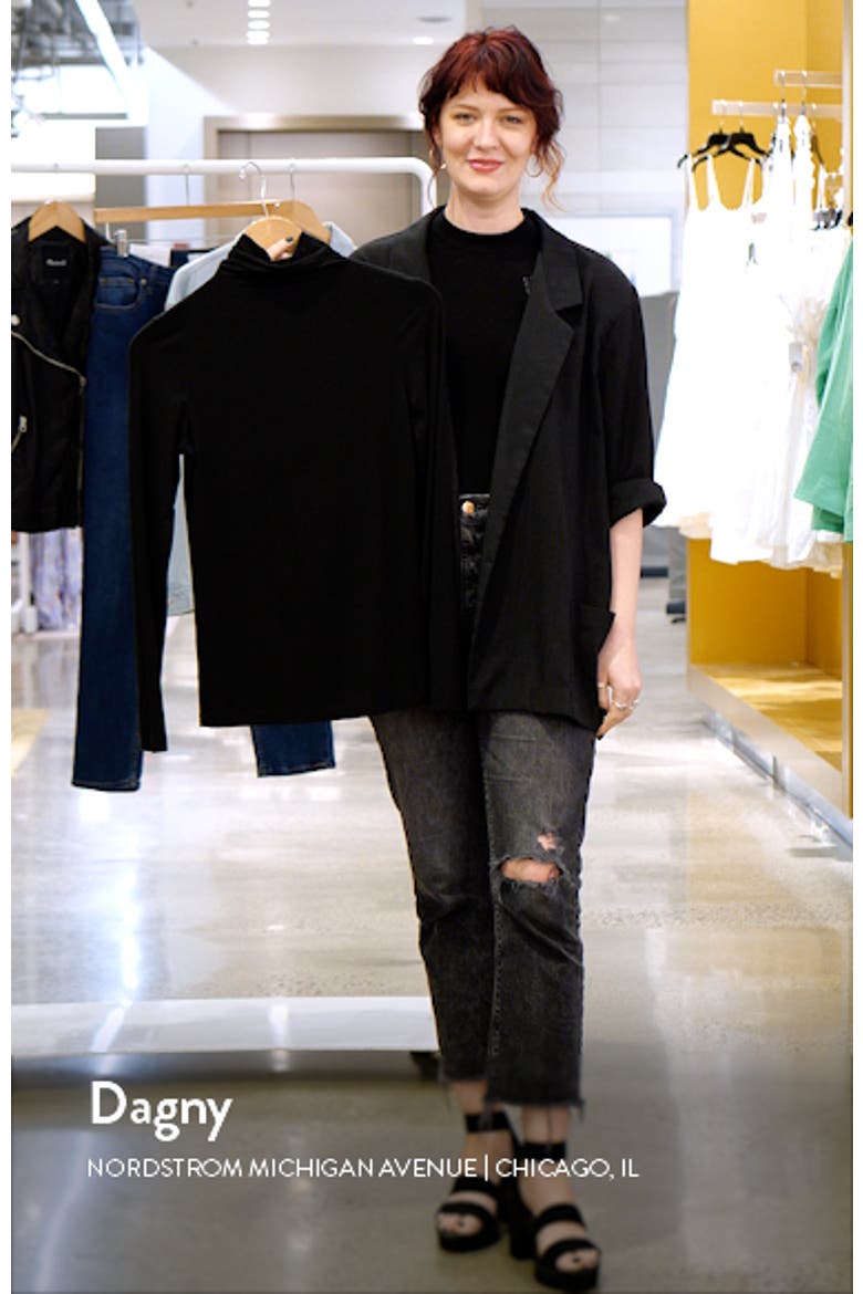 Long Sleeve Funnel Neck Top video