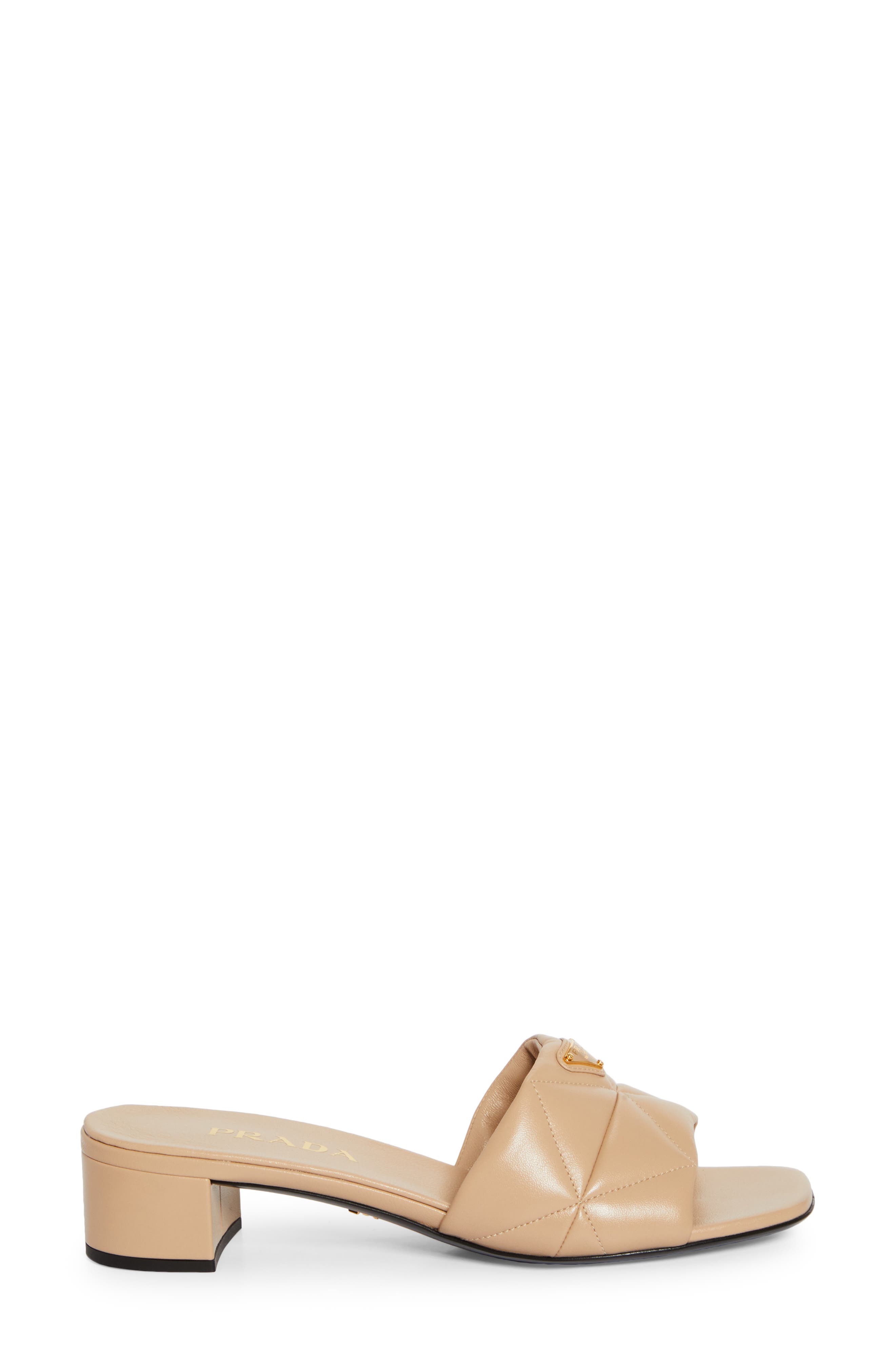 Prada Diagram Slide Sandal, Alternate, color, Sabbia