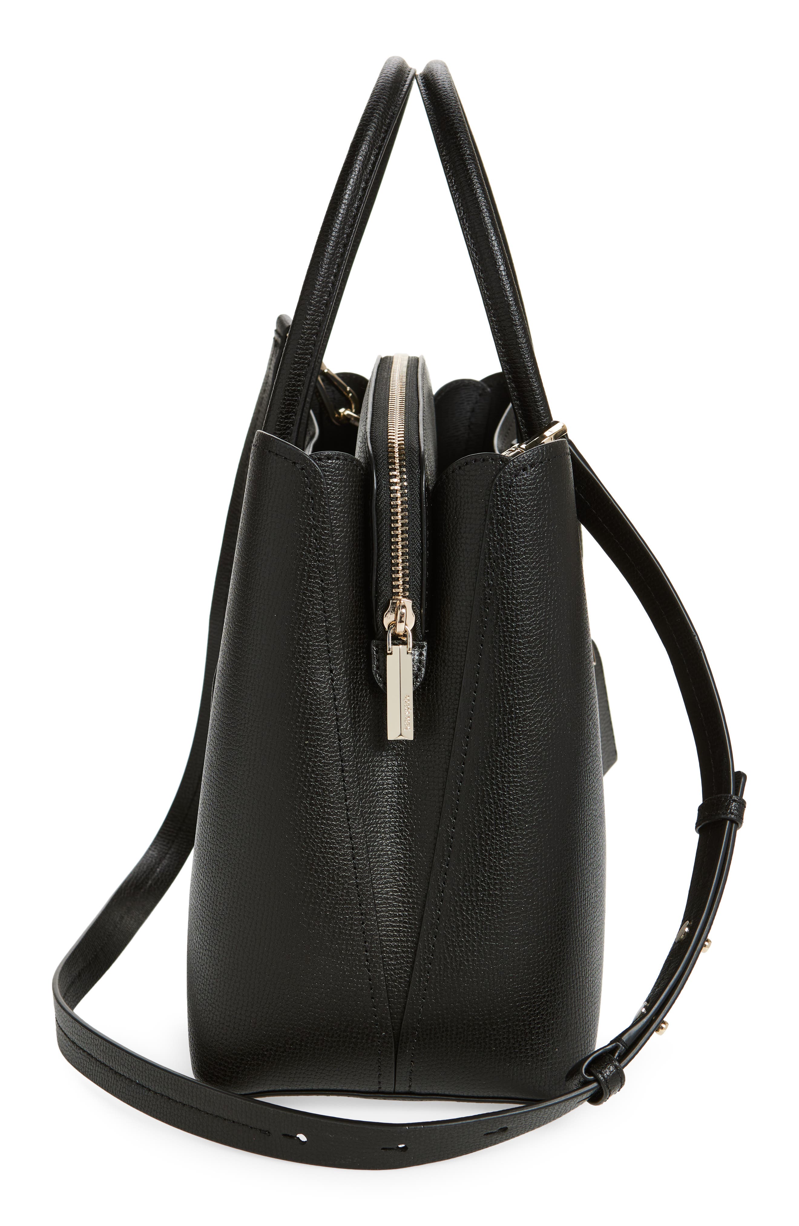 Kate Spade New York margaux large tote, Alternate, color, Black