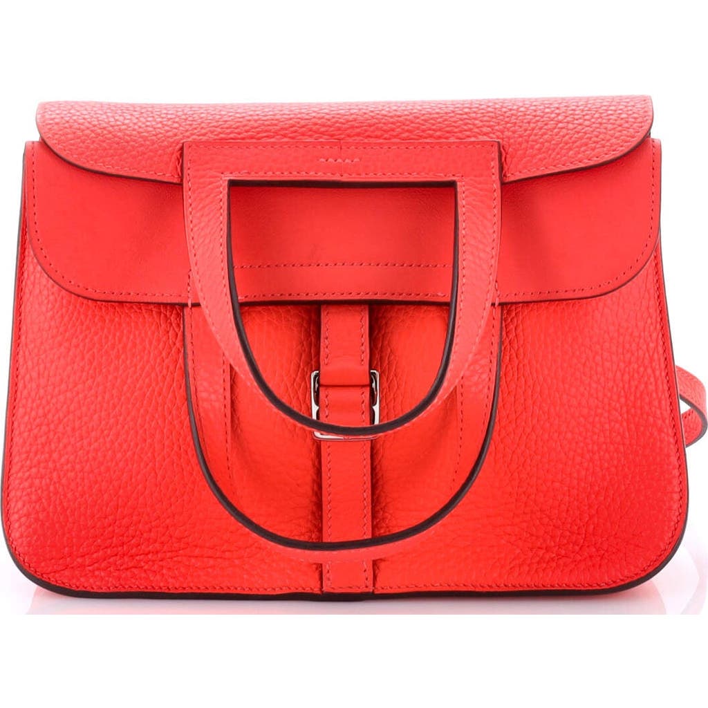Pre-owned Hermes Hermes Halzan Bag Clemence 25