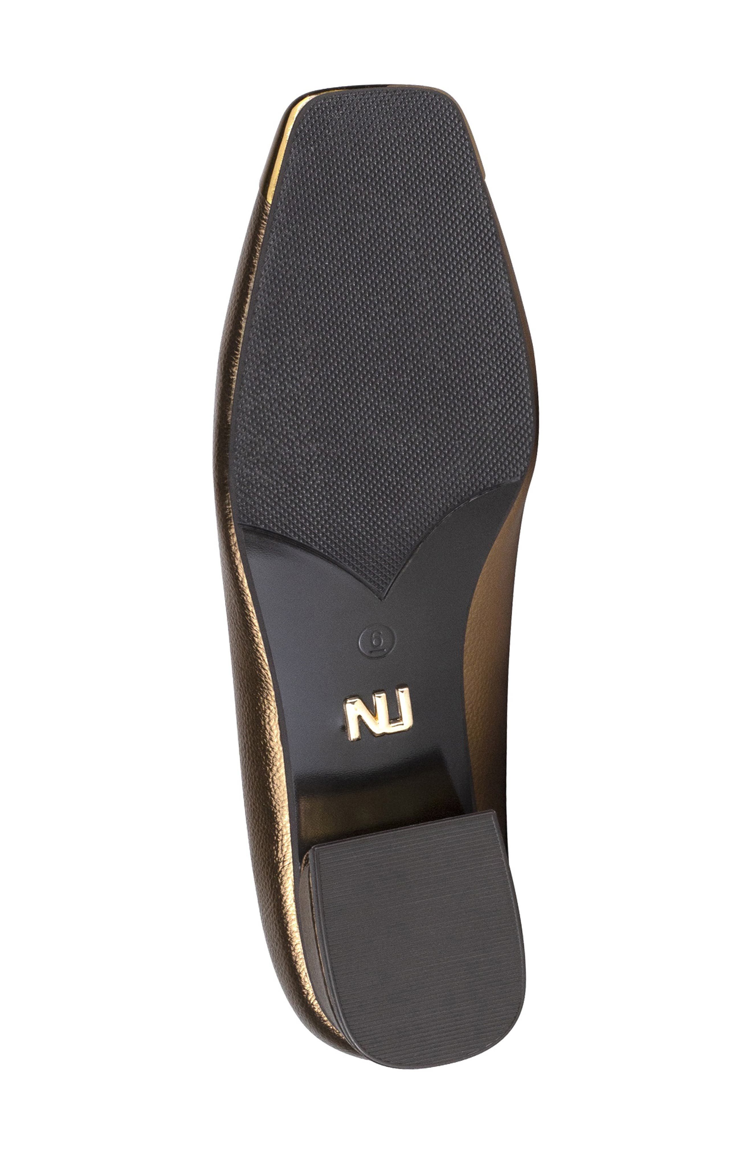 Eagle Tipped Square Toe Pump, Alternate, color, BRONZE